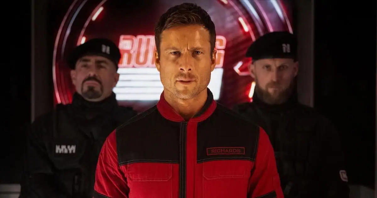 glen powell, the running man