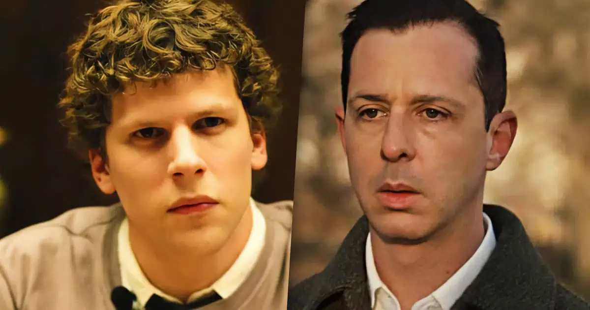 The Social Reckoning, Jeremy Strong, Mark Zuckerberg, Jesse Eisenberg
