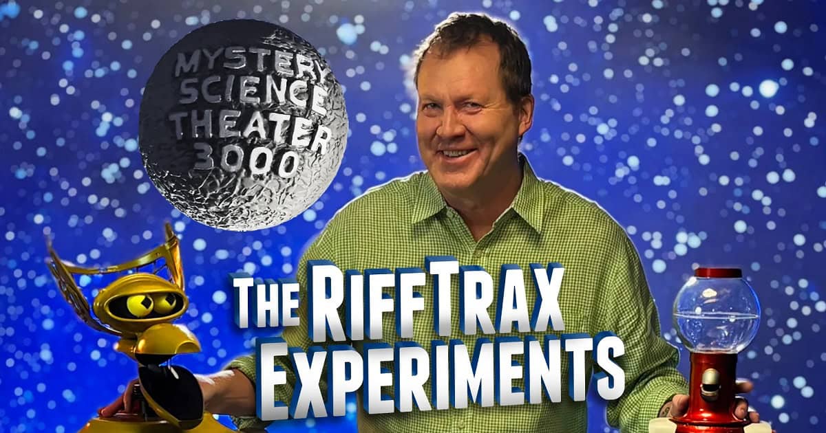 Michael J. Nelson is returning to the Satellite of Love for Mystery Science Theater 3000: The Rifftrax Experiments