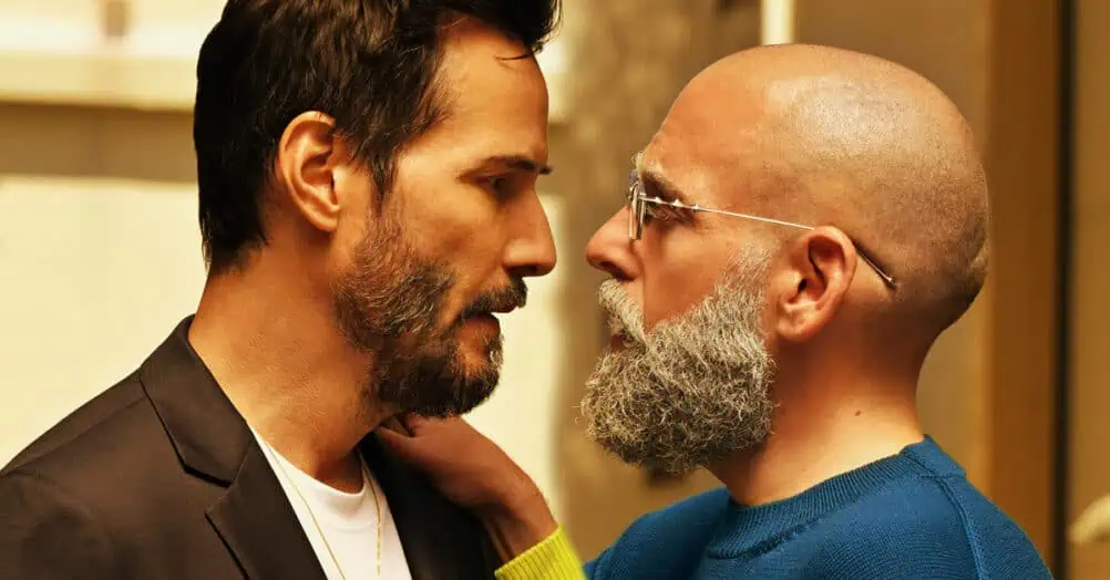 Outcome, first-look images, Jonah Hill, Keanu Reeves