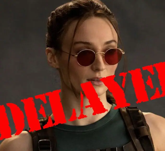tomb raider, delay, sophie turner