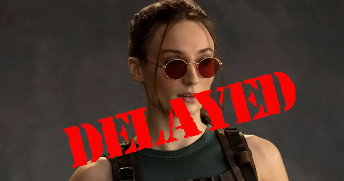 tomb raider, delay, sophie turner