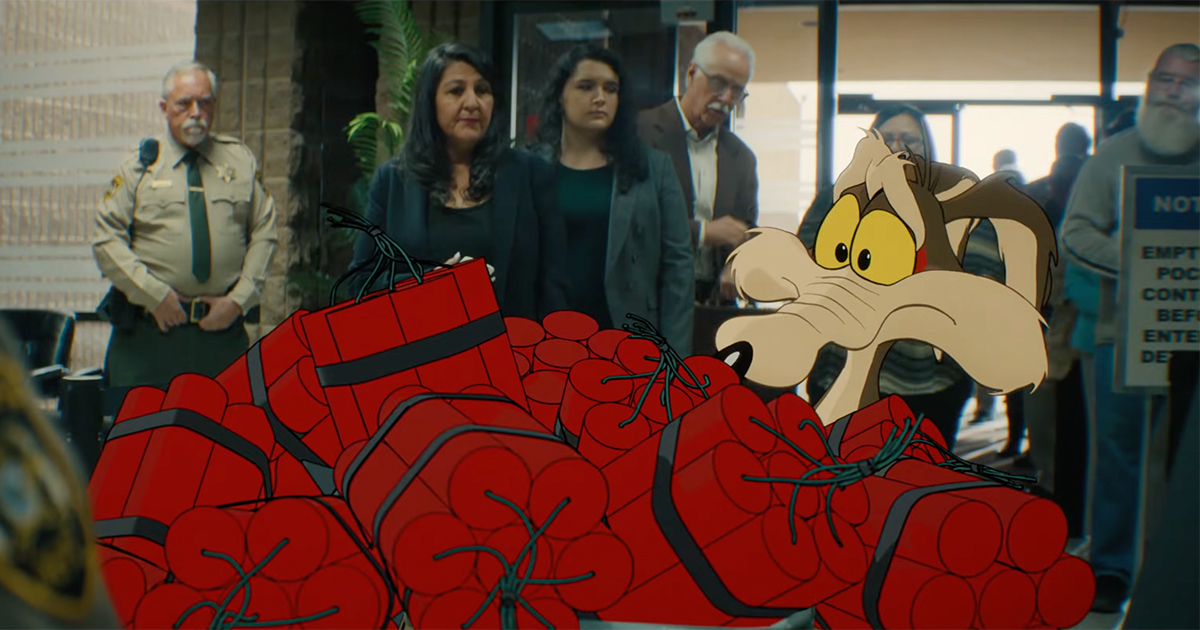 Will Forte teases the trailer to Coyote vs Acme for tomorrow