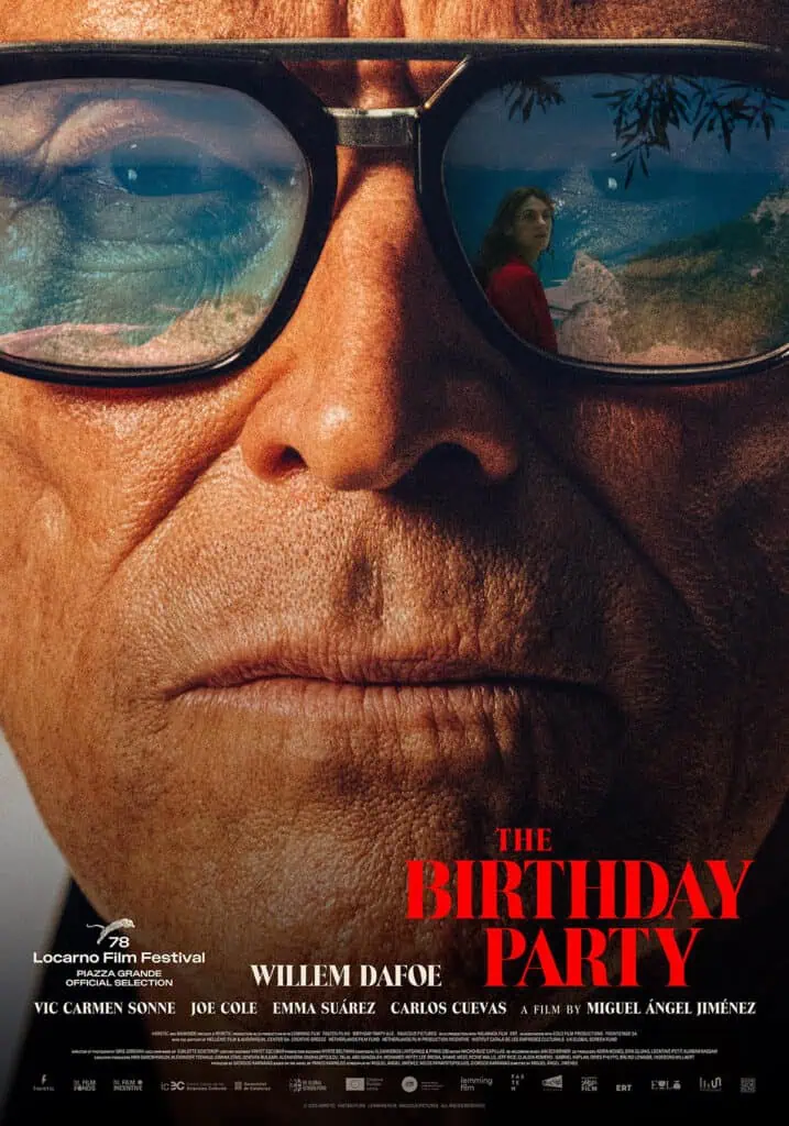 The Birthday Party, 2026, poster, Willem Dafoe, drama