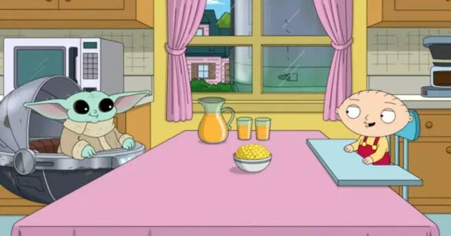 Stewie and grogu