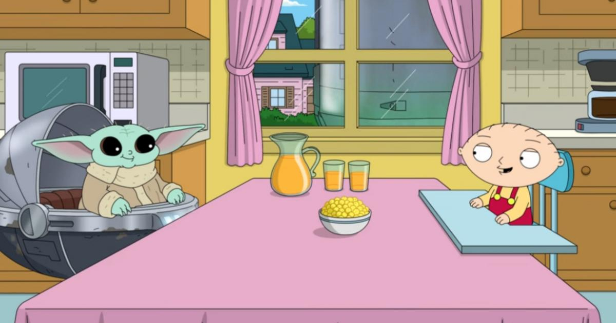 Stewie and grogu