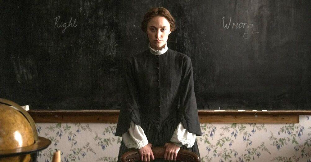 Maika Monroe delivers a deliciously deranged performance in the stylish Victorian horror satire Victorian Psycho.