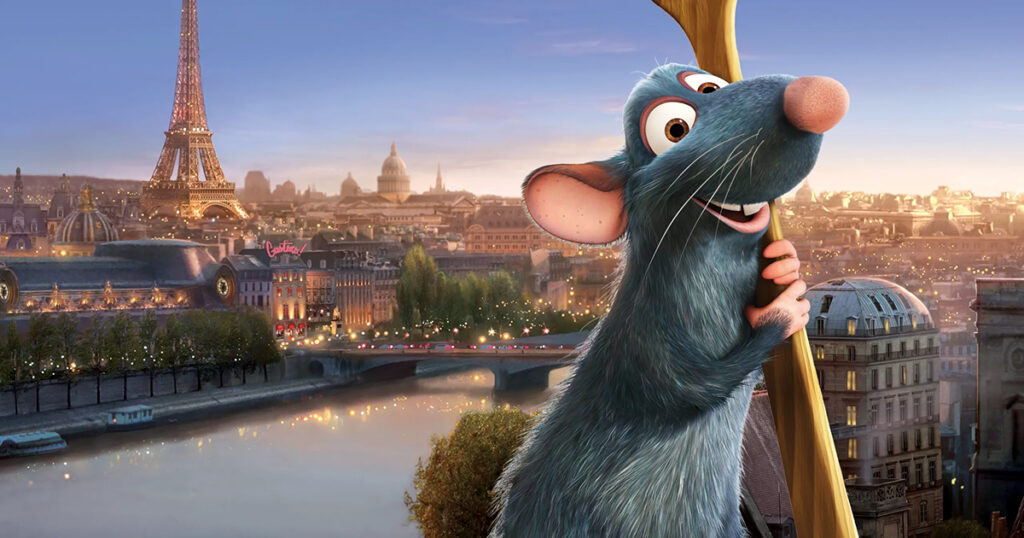 Ratatouille, pixar, animation