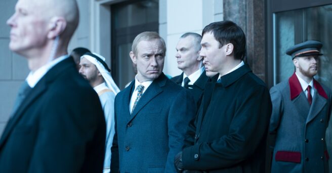 We're proud to share an EXCLUSIVE clip from the political thriller The Wizard of the Kremlin, starring Paul Dano