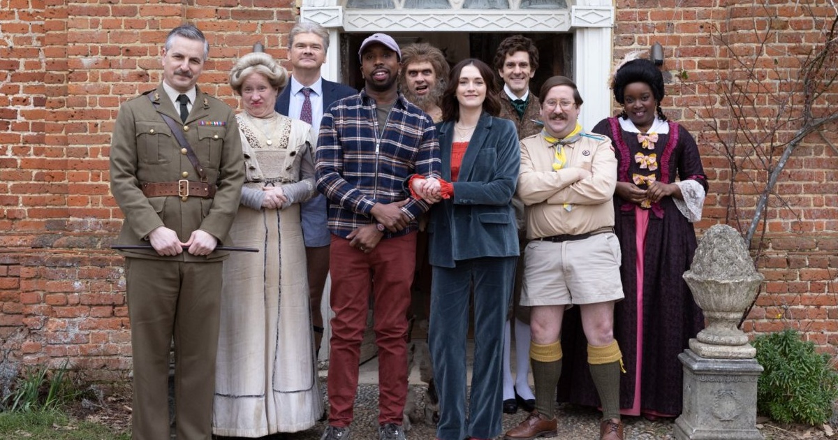 Trailer gives a look at Ghosts: The Possession of Button House, the feature film follow-up to the sitcom Ghosts