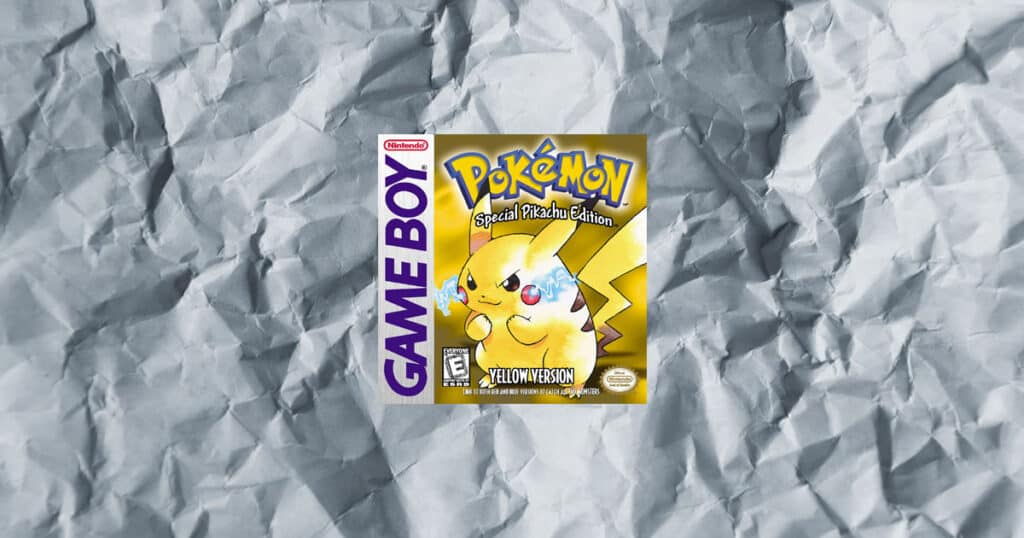 Pokemon Yellow, Game Boy, Nintendo