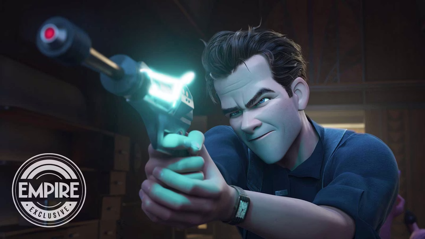 Ray Gunn: Sam Rockwell is ready for action in new look at Brad Bird’s upcoming animated movie