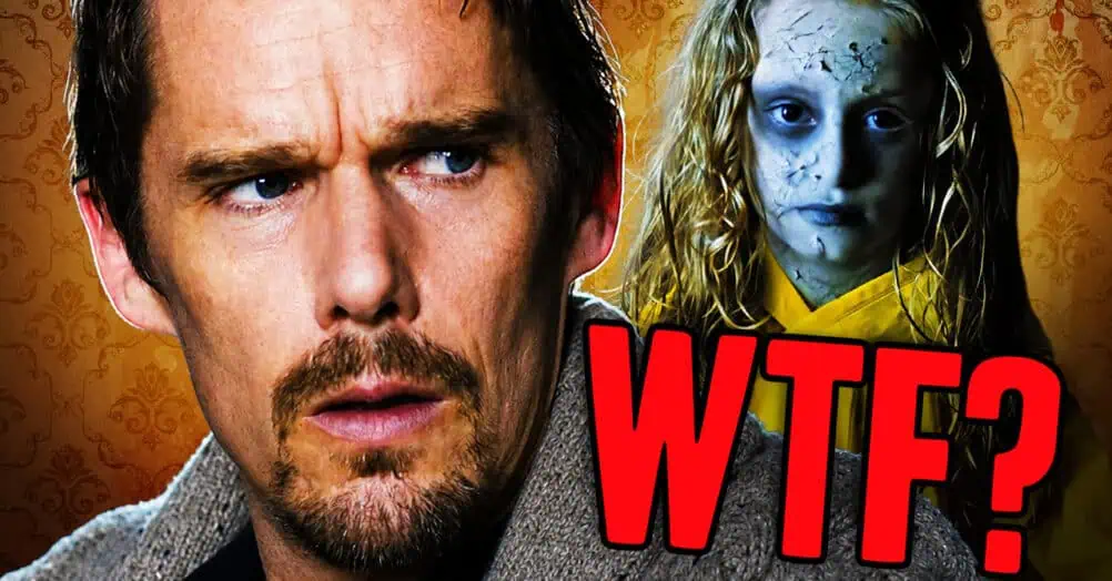 Explore the making of Sinister, including Ethan Hawke's casting, the creation of Bughuul, and the disturbing Super 8 films