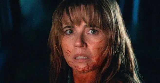 Peacock has released new images and the first Crystal Lake teaser, offering horror fans a look at Linda Cardellini's Pamela Voorhees