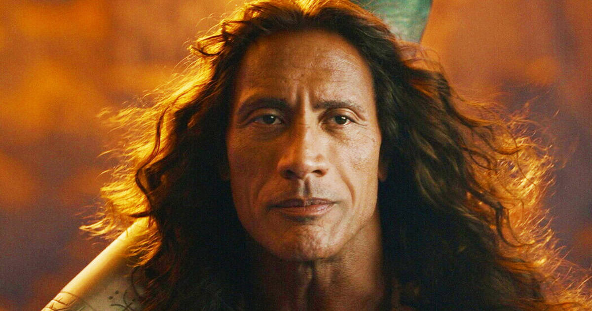 Dwayne Johnson, Moana hair