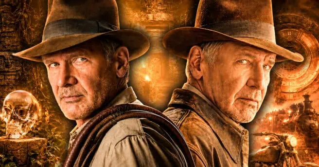 A detailed comparison of Kingdom of the Crystal Skull and Dial of Destiny, breaking down the story, villains, action, effects, and Indy himself
