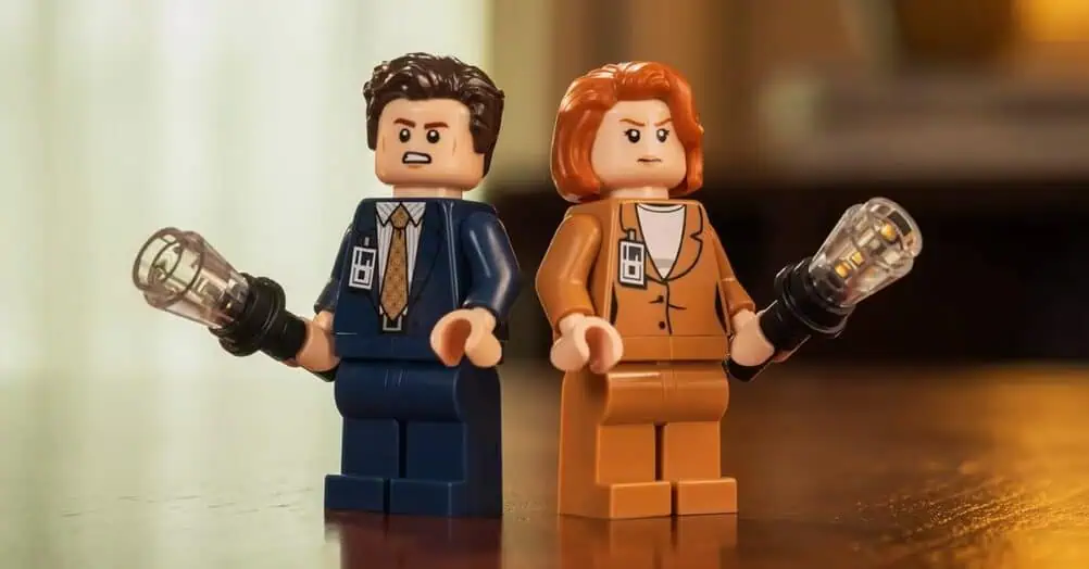 LEGO reveals its new 1,478-piece The X-Files set featuring Mulder, Scully, a UFO, aliens and iconic details from the hit series