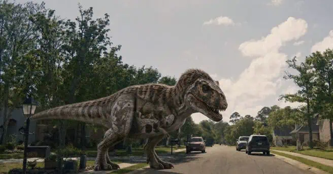 The Asylum has released Jurassic Rampage, a new mockbuster about a family fighting to survive when dinosaurs invade their neighborhood