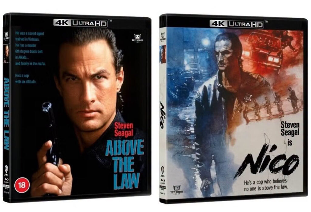 Above the Law, Toy Robot Video, 4K, Blu-ray