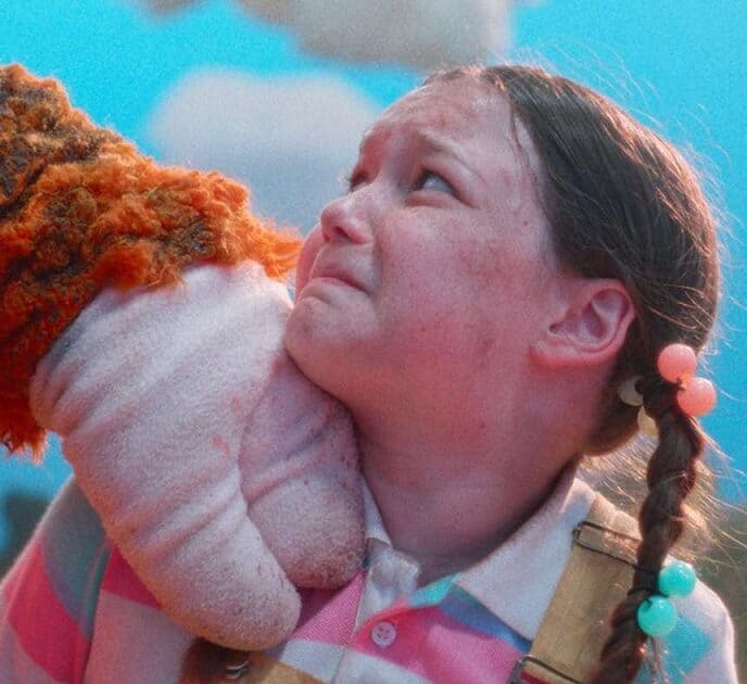 A new Buddy trailer reveals more of Casper Kelly’s twisted horror comedy about a terrifying orange unicorn