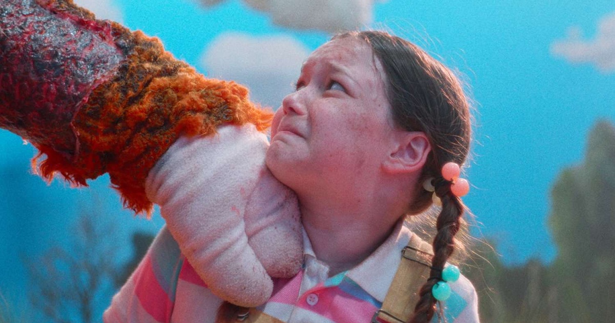 A new Buddy trailer reveals more of Casper Kelly’s twisted horror comedy about a terrifying orange unicorn