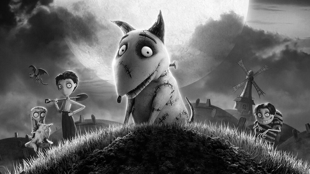 Frankenweenie, Tim Burton, animation