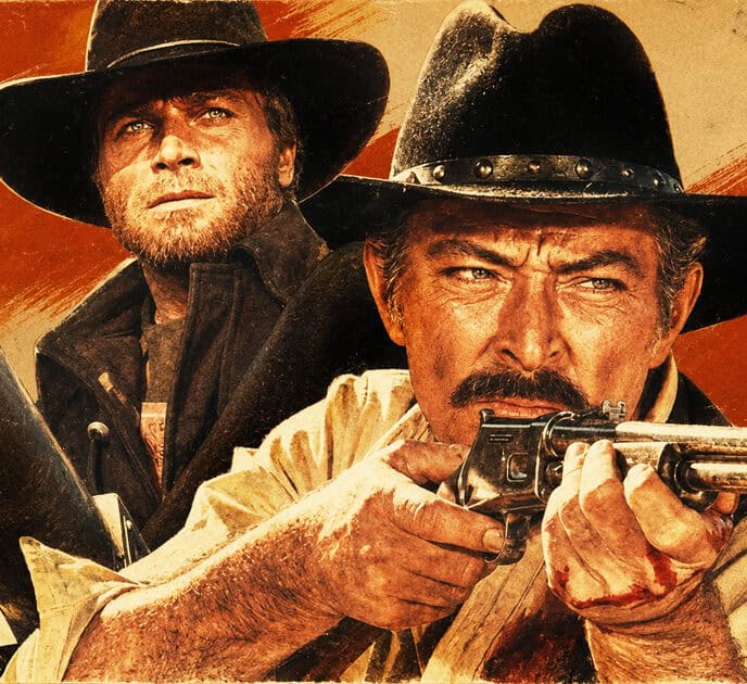great spaghetti westerns, Franco Nero, Lee Van Cleef