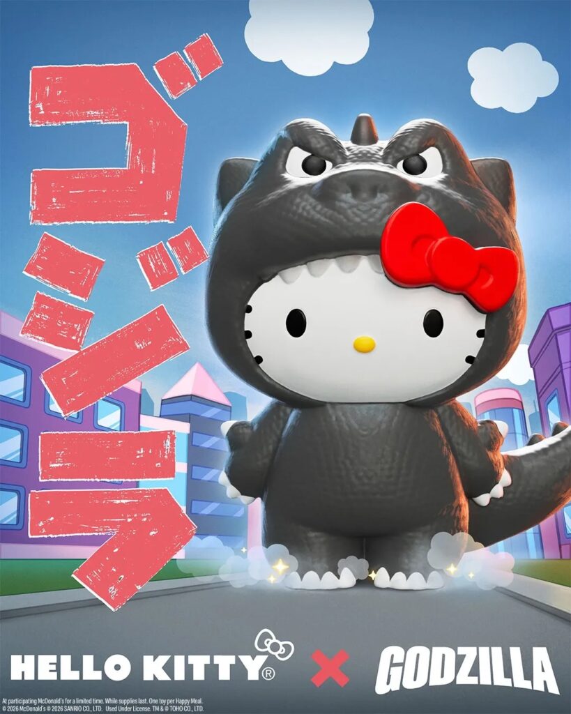 Hello Kitty & Friends x Godzilla Happy Meal