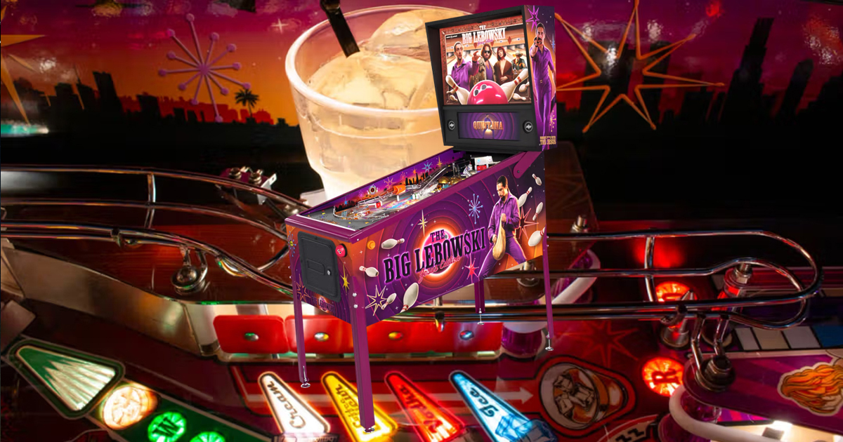 Dutch Pinball’s The Big Lebowski Jesus Edition pinball table just walked in to see what condition my condition was in