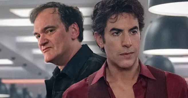 sacha baron cohen, quentin tarantino