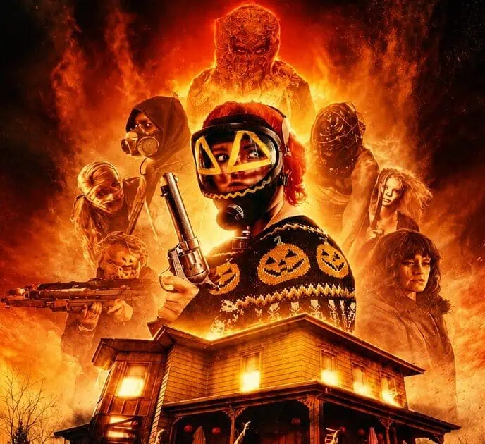 The Hallowarrior trailer is here, teasing a post-apocalyptic Halloween horror thriller starring Milly Shapiro and Shannyn Sossamon