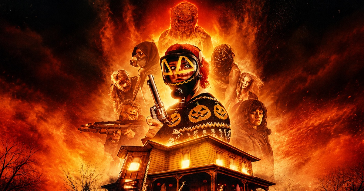 The Hallowarrior trailer is here, teasing a post-apocalyptic Halloween horror thriller starring Milly Shapiro and Shannyn Sossamon