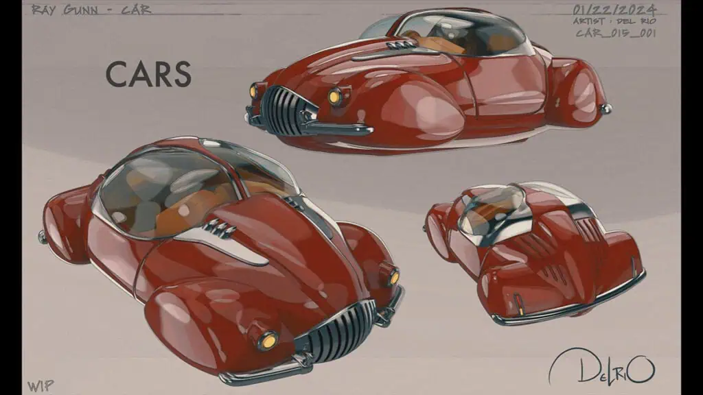 Ray Gunn, car