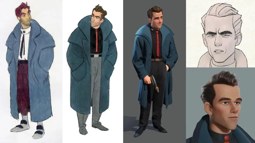 Ray Gunn, character concept