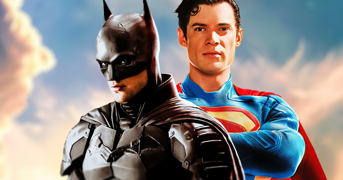 Robert Pattinson as Batman alongside David Corenswet's Superman in the DCU