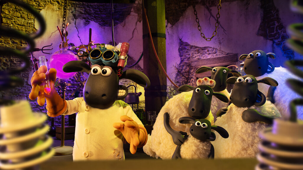 Shaun the Sheep: The Beast of Mossy Bottom, review, mad scientist